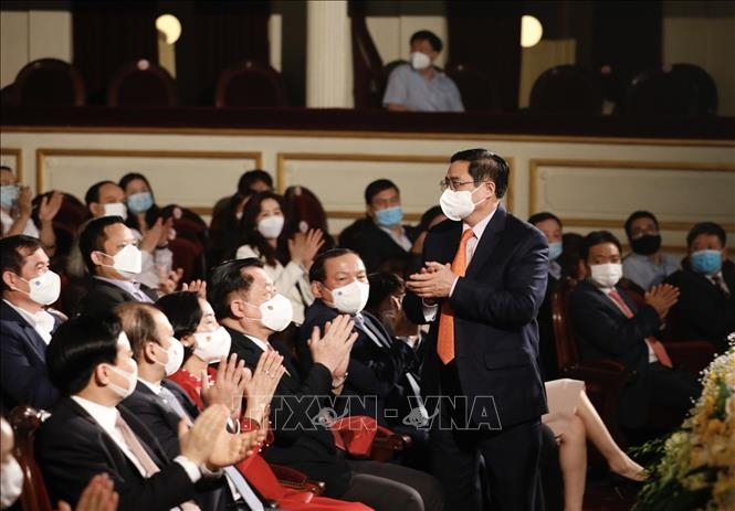 Thủ tướng Phạm Minh Chính dự chương trình nghệ thuật đặc biệt “Niềm tin và khát vọng”